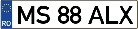 Truck License Plate